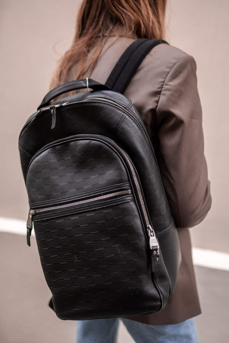 Louis Vuitton Louis Vuitton Black Damier Canvas Backpack - AGL1432