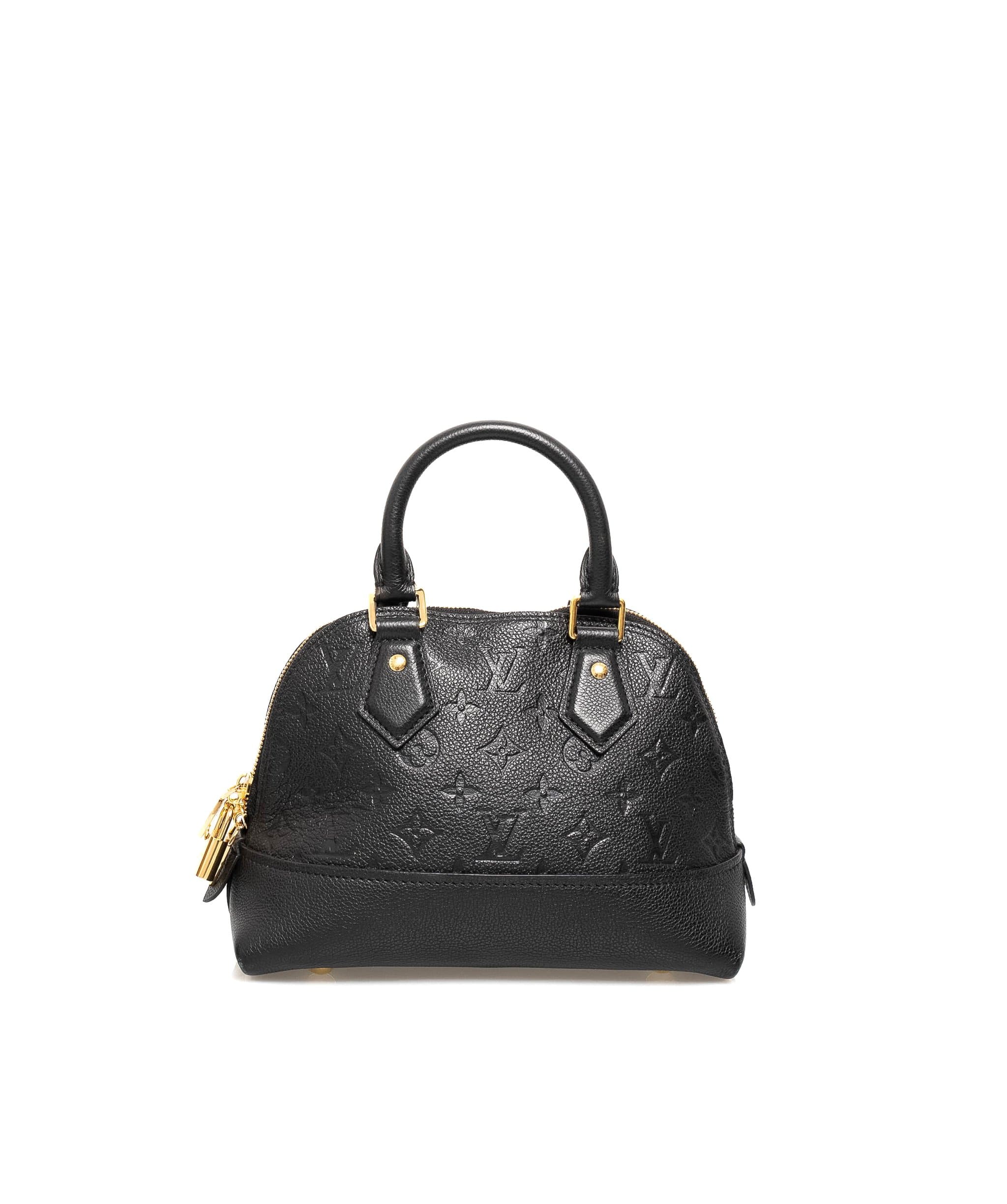 Louis Vuitton Louis Vuitton Black Empriente Leather Alma BB Bag - AGL1400