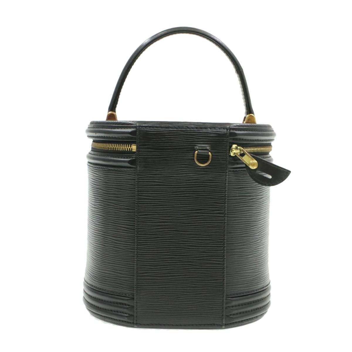 Louis Vuitton LOUIS VUITTON Black Epi Cannes Vanity Hand Bag