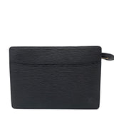 Louis Vuitton Louis Vuitton Black Epi Leather Clutch Bag - AGL1276