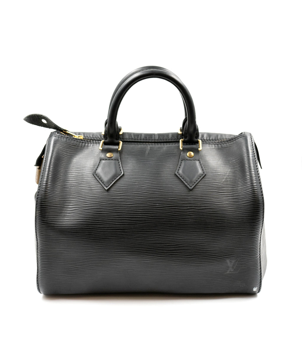 Louis Vuitton Black Epi Leather Speedy 25 Bag - AGL1468 