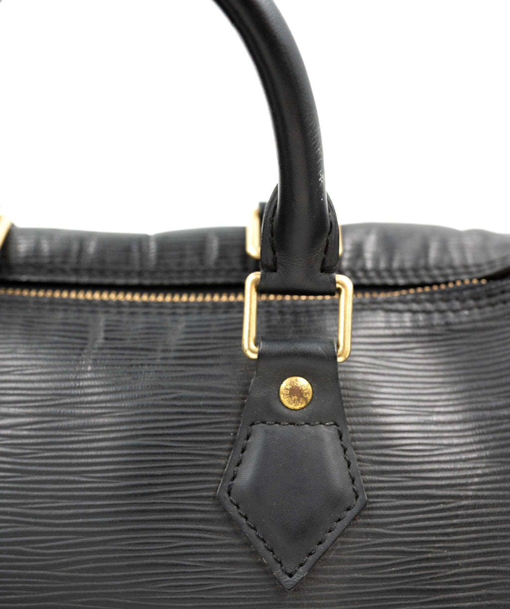Louis Vuitton Epi Speedy 25 M43012 Black Leather Pony-style calfskin  ref.1016888 - Joli Closet