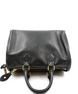 Louis Vuitton Louis Vuitton Black Epi Leather Speedy 25 Bag - AGL1468