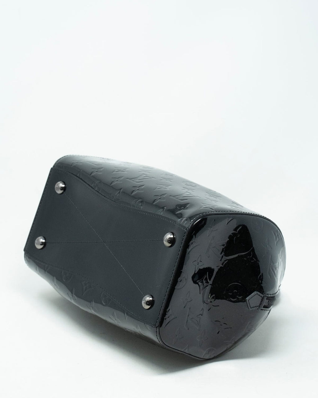 louis vuitton black patent leather handbag