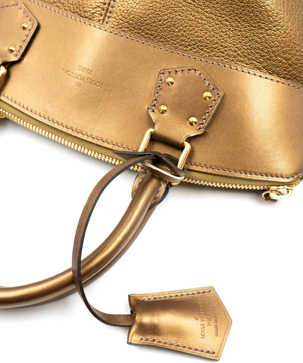 Louis Vuitton Bronze Suhali Lockit Bag - AWL2178 – LuxuryPromise