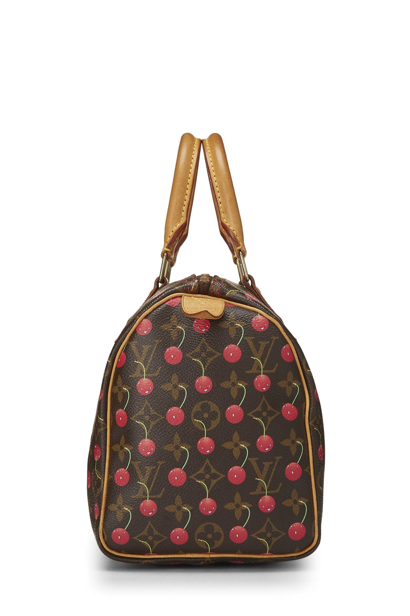 Louis Vuitton Takashi Murakami Cerises Cherry Speedy 25 Bag ○ Labellov ○  Buy and Sell Authentic Luxury