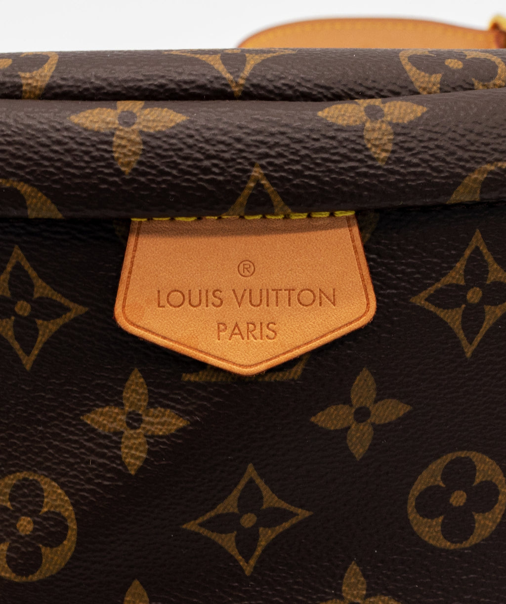 Authentic LOUIS VUITTON Monogram Bum bag M43644 Bag Used from
