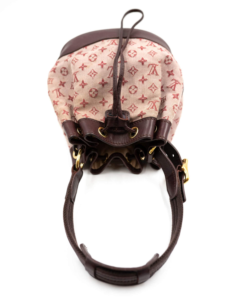 Louis Vuitton Monogram Mini Lin Noelie Bucket Bag – Oliver Jewellery