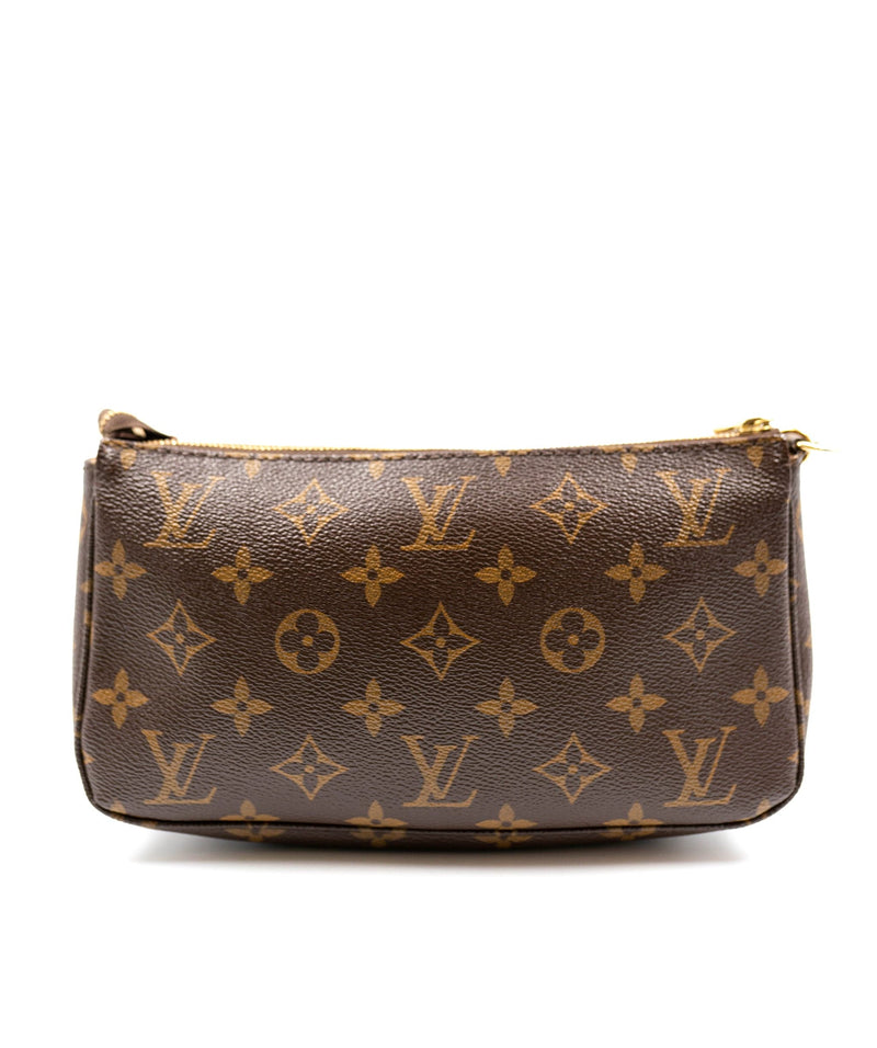 Louis Vuitton Louis Vuitton canvas monogramm pochette bag with long shoulder strap - AGL2120
