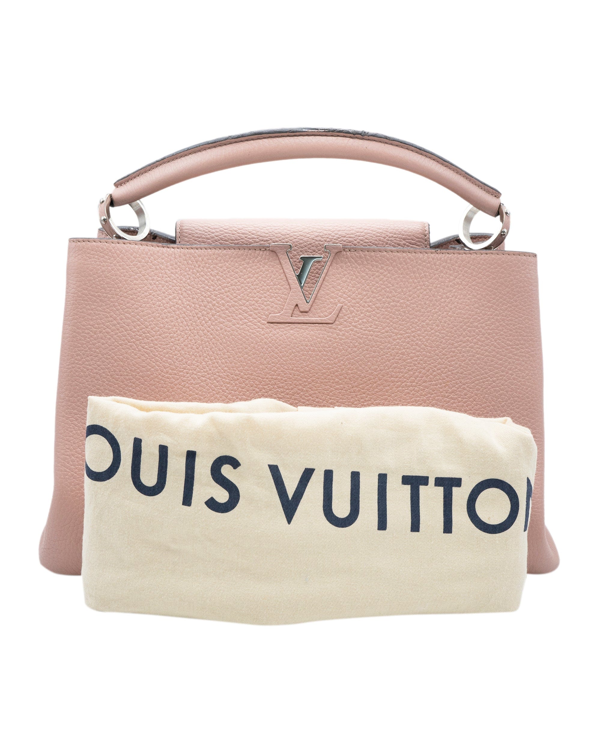 Louis Vuitton Louis Vuitton capucine MM pink SHW AVL1100