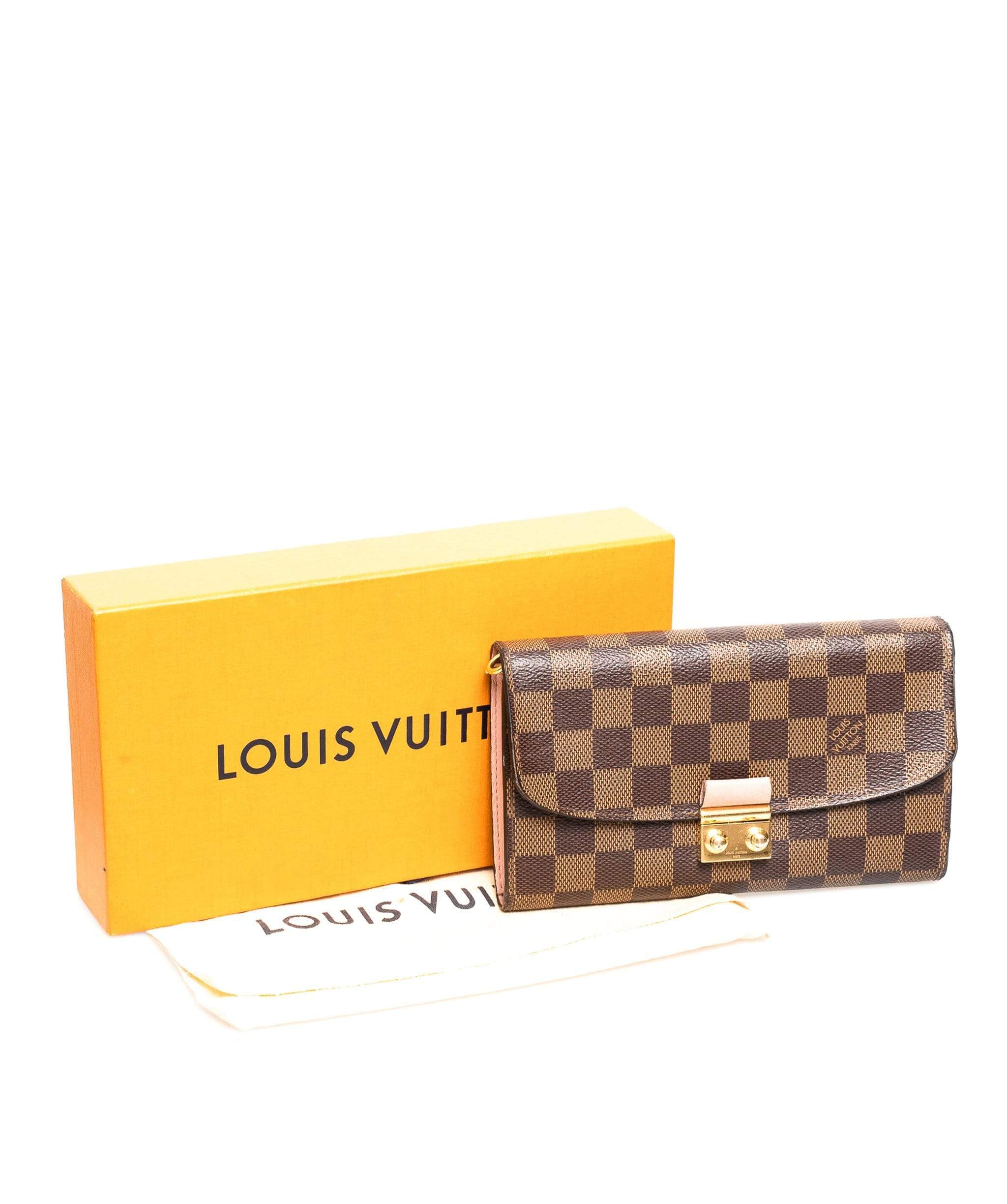 Louis Vuitton Louis Vuitton Croiset Ebene Wallet on chain - ADL1478