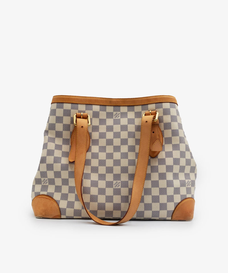 Louis Vuitton Damier Azur Hampstead MM Shoulder Bag