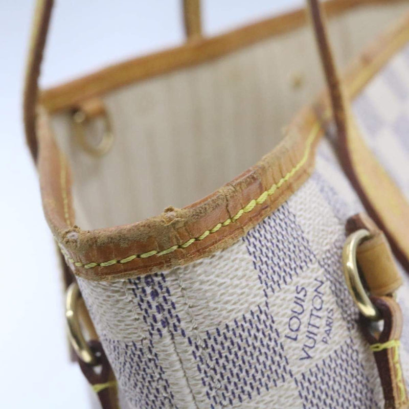Louis Vuitton LOUIS VUITTON Damier Azur Neverfull PM Tote Bag VI1191