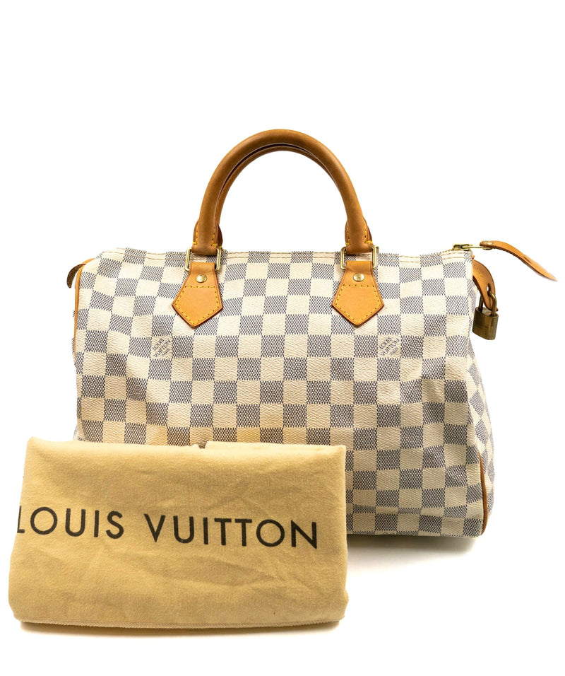 Louis Vuitton Louis Vuitton Damier Azur speedy 30 bag - AJC0025