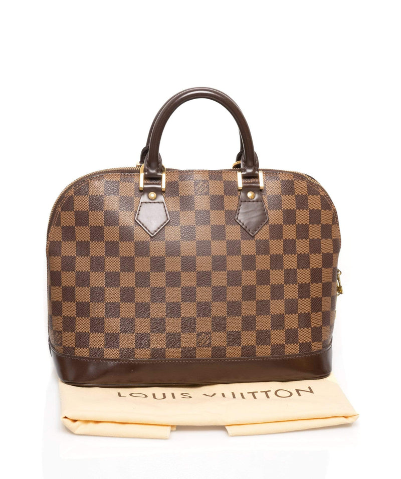 Louis Vuitton LOUIS VUITTON Damier Ebene Alma Hand Bag MM - AWL1647