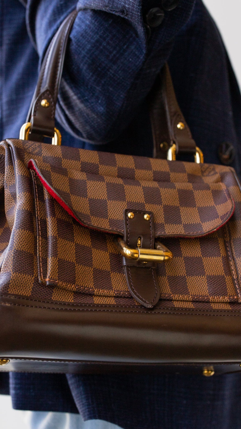 LOUIS VUITTON Louis Vuitton Knightsbridge Handbag N51201 Damier