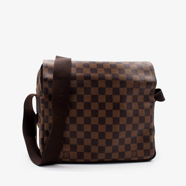 Shop for Louis Vuitton Damier Ebene Canvas Leather Naviglio Messenger Bag -  Shipped from USA