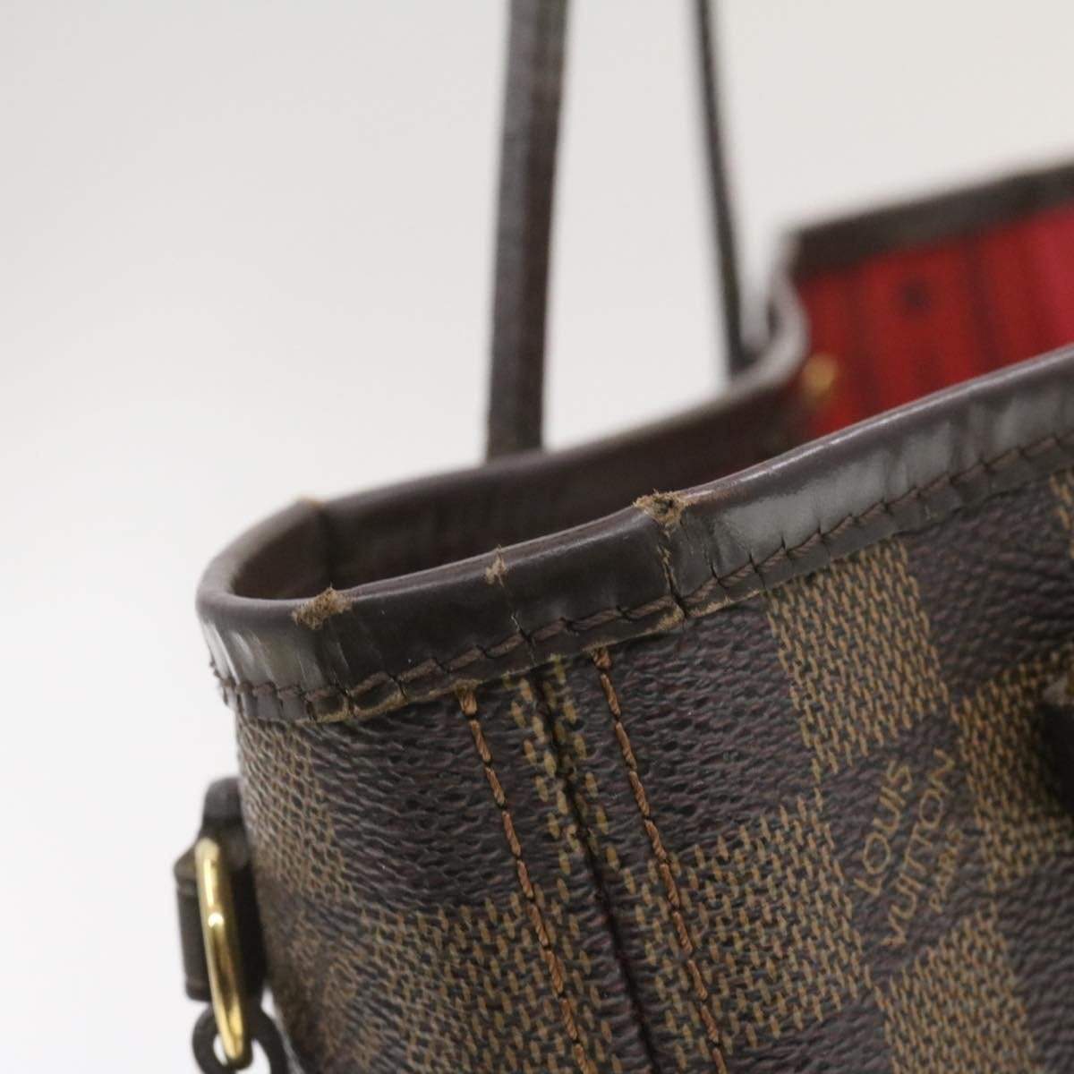 Louis Vuitton LOUIS VUITTON Damier Ebene Neverfull PM Tote Bag MB2131