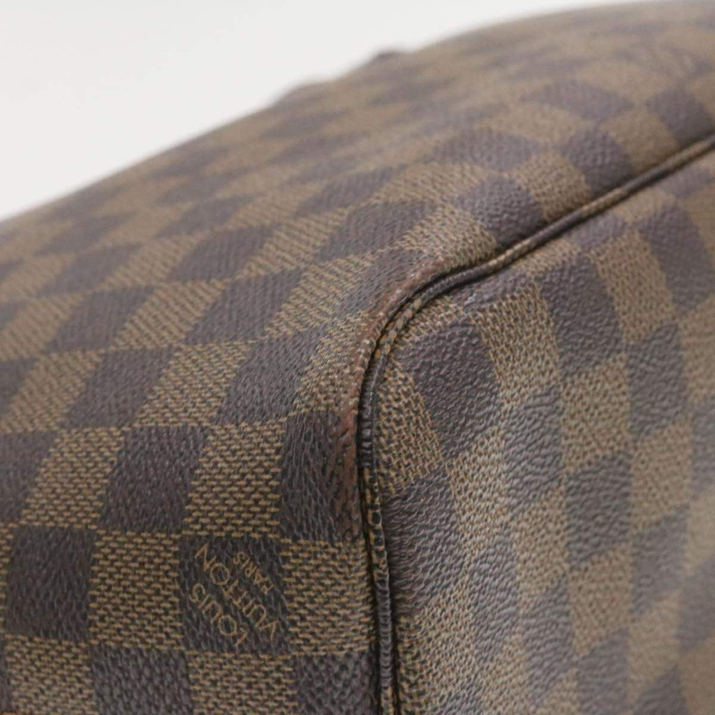 Louis Vuitton Paris Neverfull Damier Ebene Pouch Wristlet