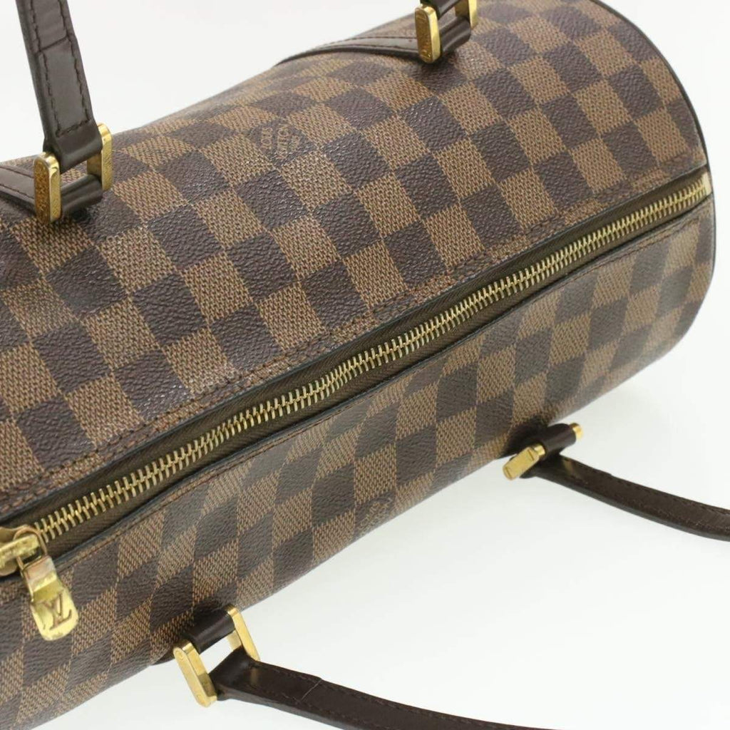 Brown Louis Vuitton Damier Ebene Papillon 28 Handbag – Designer