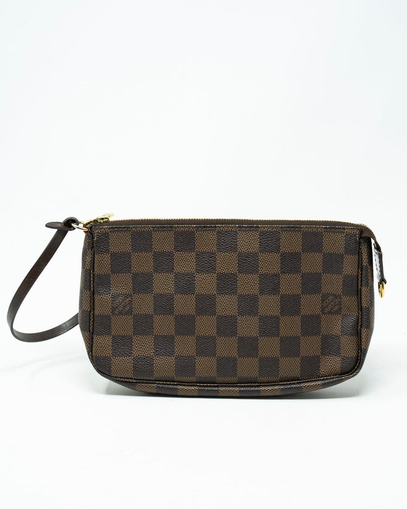 Lv damier discount ebene pochette