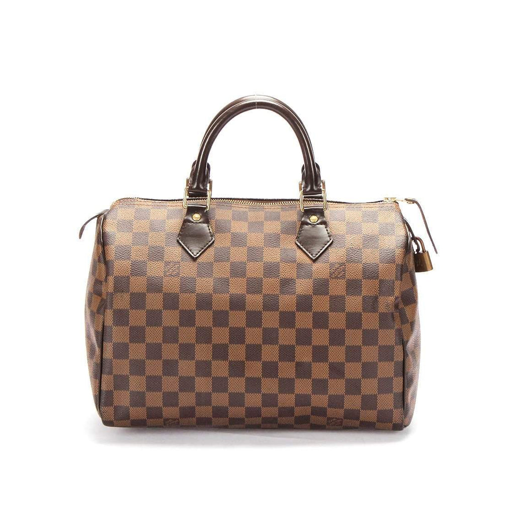 Louis Vuitton Damier Ebene Speedy Bag 30 Brown