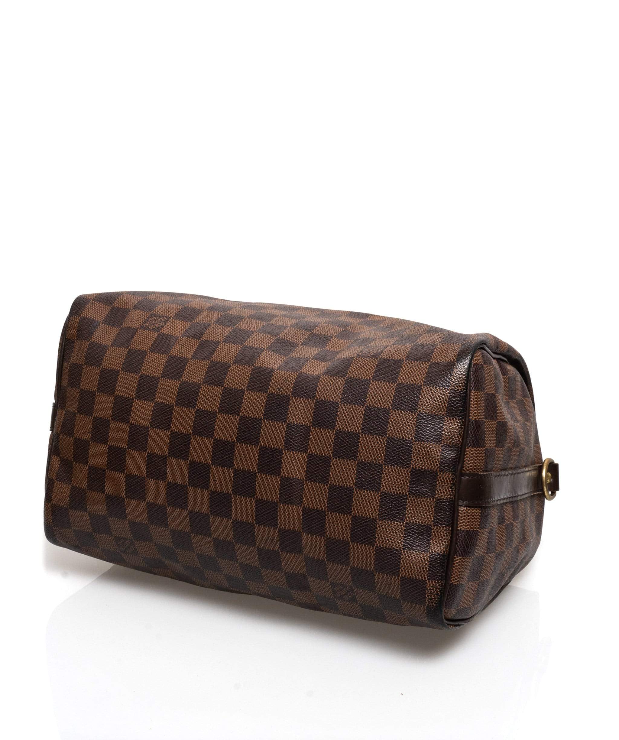 Louis Vuitton LOUIS VUITTON Damier Ebene Speedy Bandouliere 30 Shoulder Bag - AWL1587