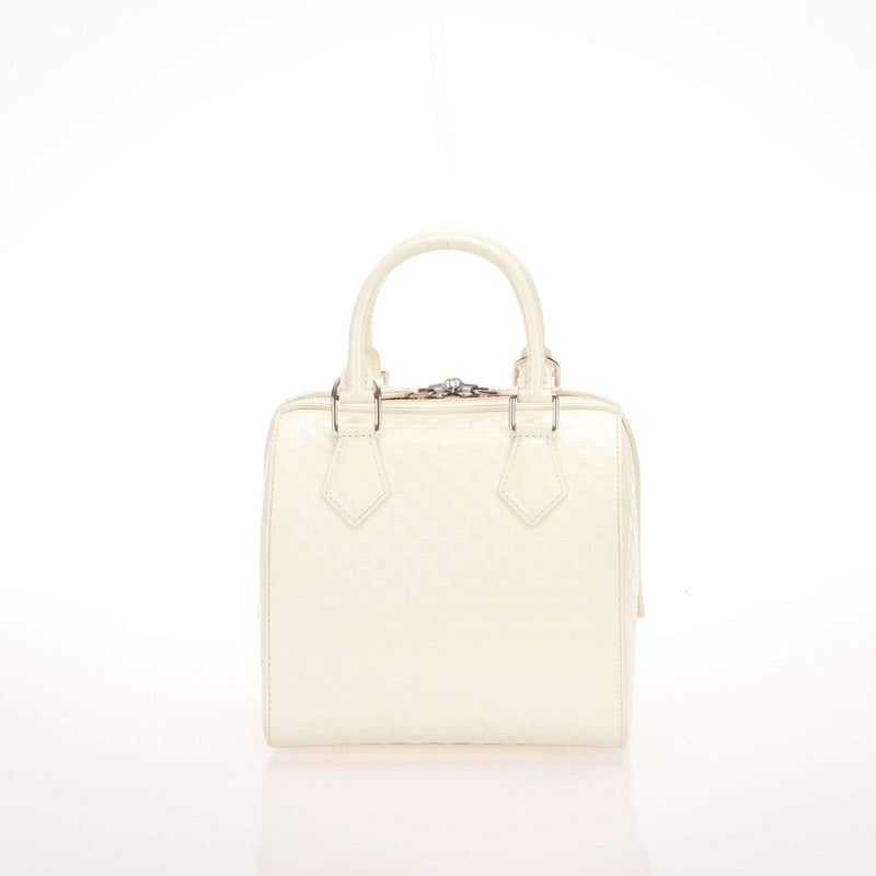 Louis Vuitton Vintage - Damier Facette Speedy Cube PM Bag - White