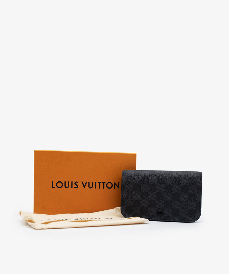 Louis Vuitton Vintage - Damier Graphite Pochette Homme Ceinture