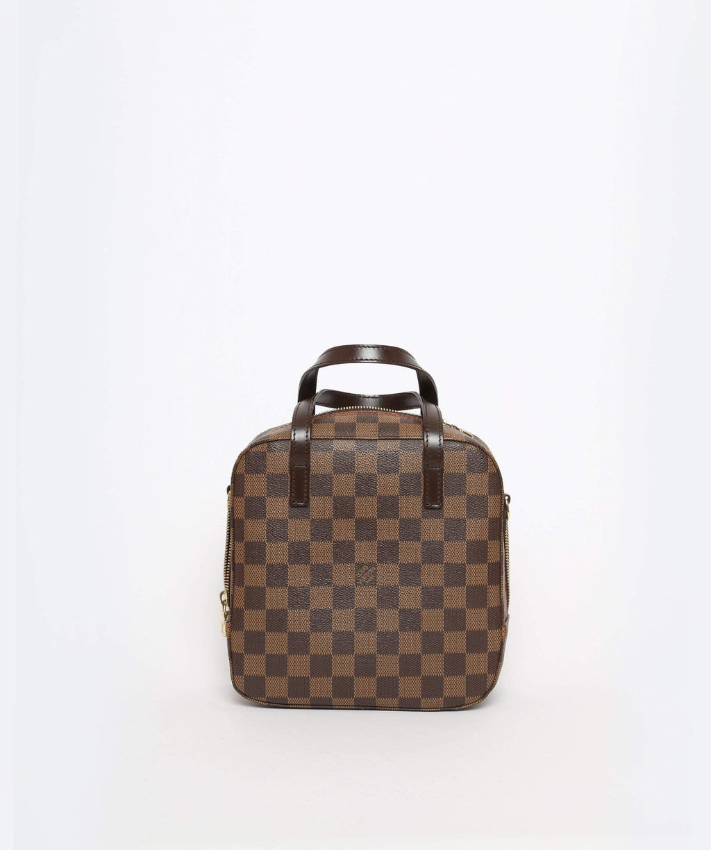 Louis Vuitton, Bags, Louis Vuitton Spontini Monogram Brown Canvas  Shoulder Bag Sr21