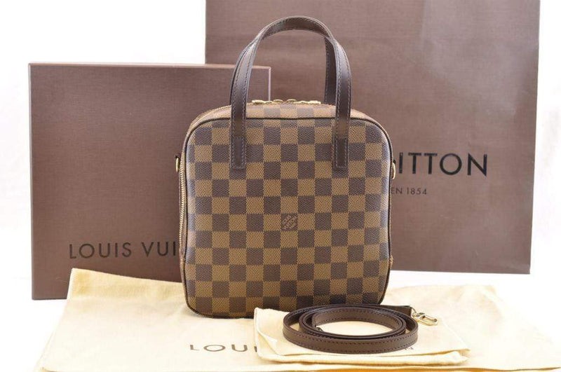 LOUIS VUITTON Spontini Used Shoulder Handbag Monogram M47500