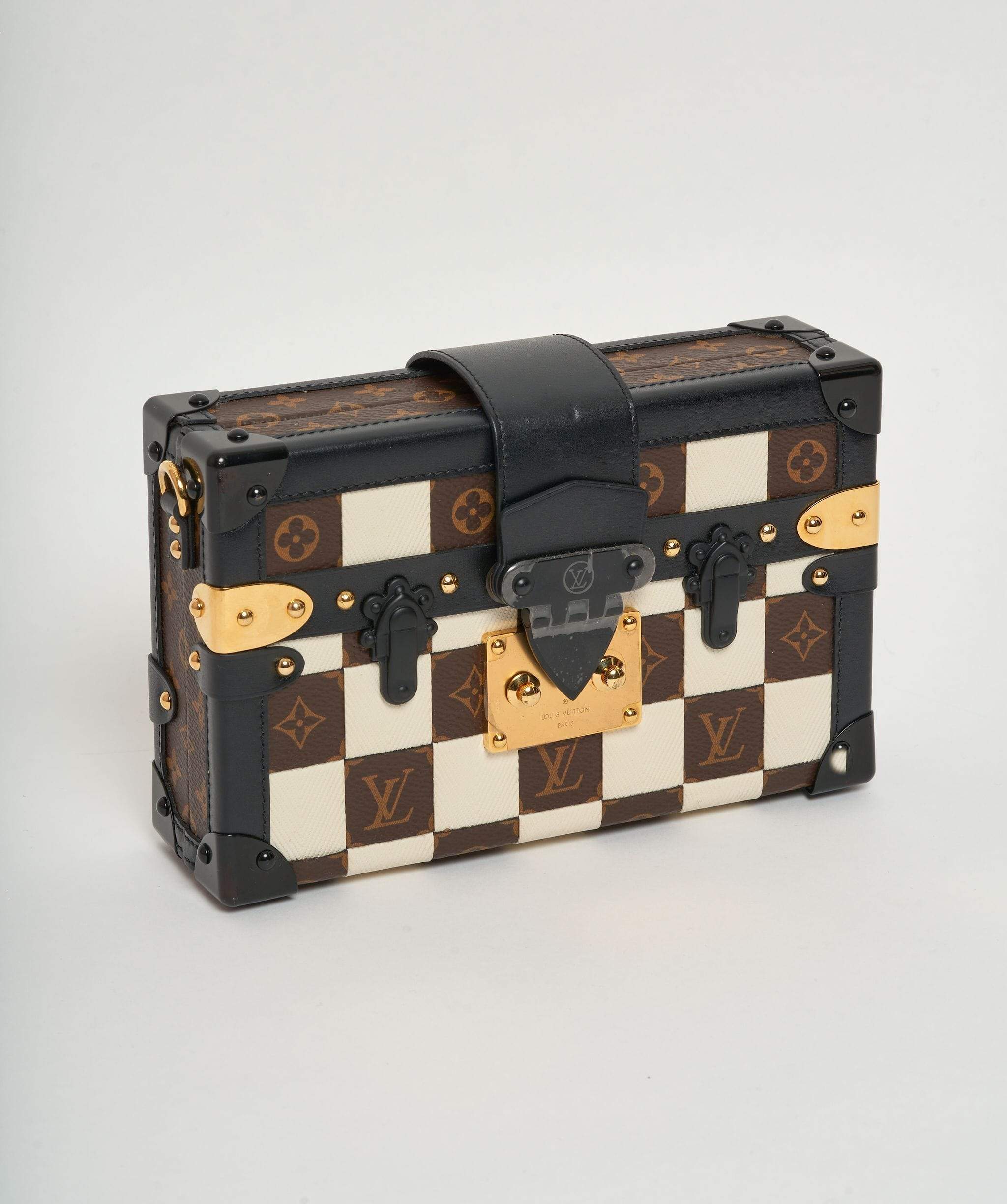 Louis Vuitton Louis Vuitton Damier Tressage Petite Malle handbag (Runway piece)