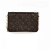 Louis Vuitton Louis Vuitton Double Zip Floral Applique Shoulder Bag - AWL1658
