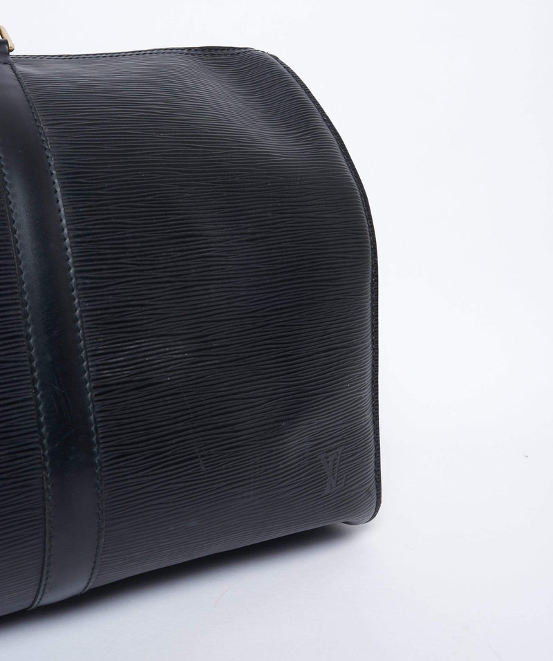 Louis Vuitton Black Epi Keepall 45 QJB0GDLRKB001