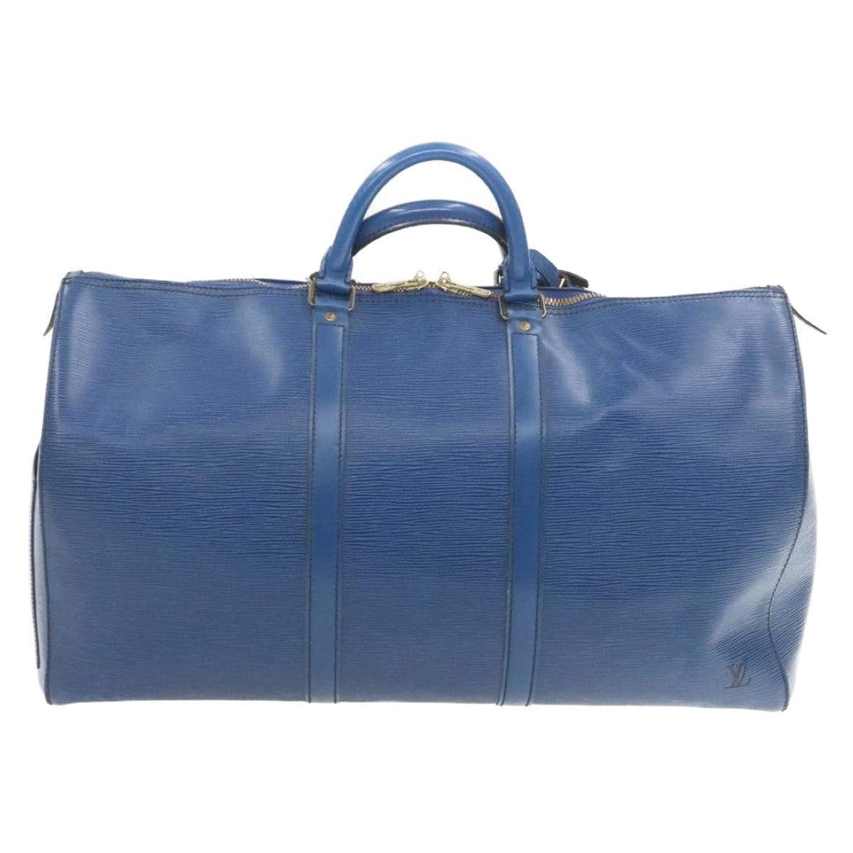 Louis Vuitton LOUIS VUITTON Epi Keepall 50 Boston Bag Blue VI0990