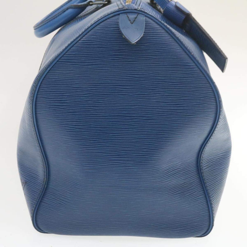 LOUIS VUITTON Boston bag M42965 Keepall50 Epi Leather blue unisex