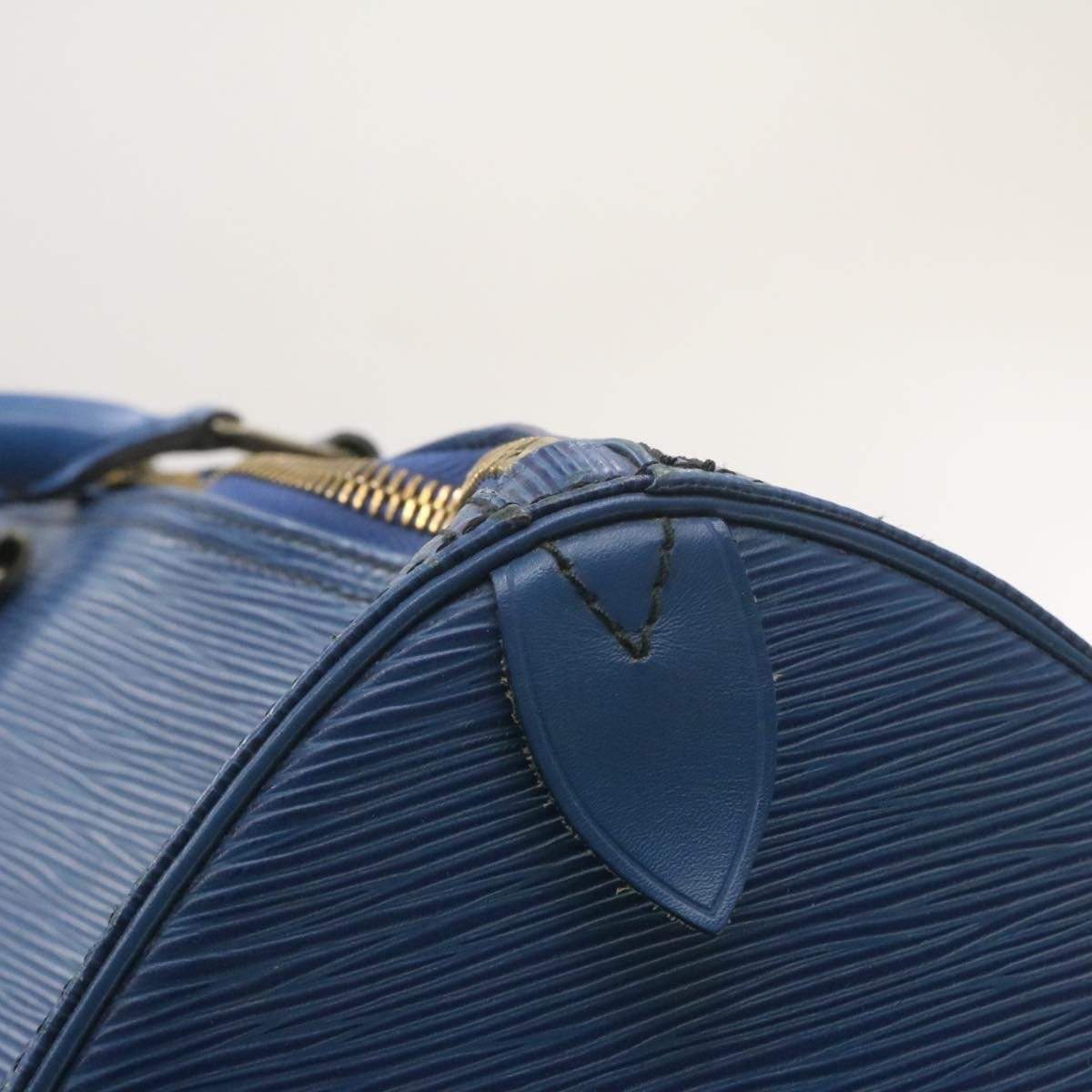 Louis Vuitton LOUIS VUITTON Epi Keepall 50 Boston Bag Blue VI0990