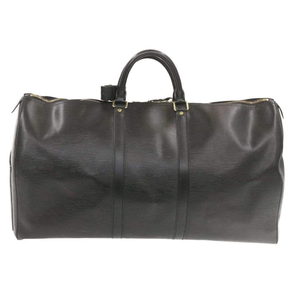 Louis Vuitton Louis Vuitton Epi Keepall 55 Boston Bag Black
