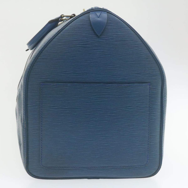 Louis Vuitton LOUIS VUITTON Epi Keepall 55 Boston Bag Blue AWL1070