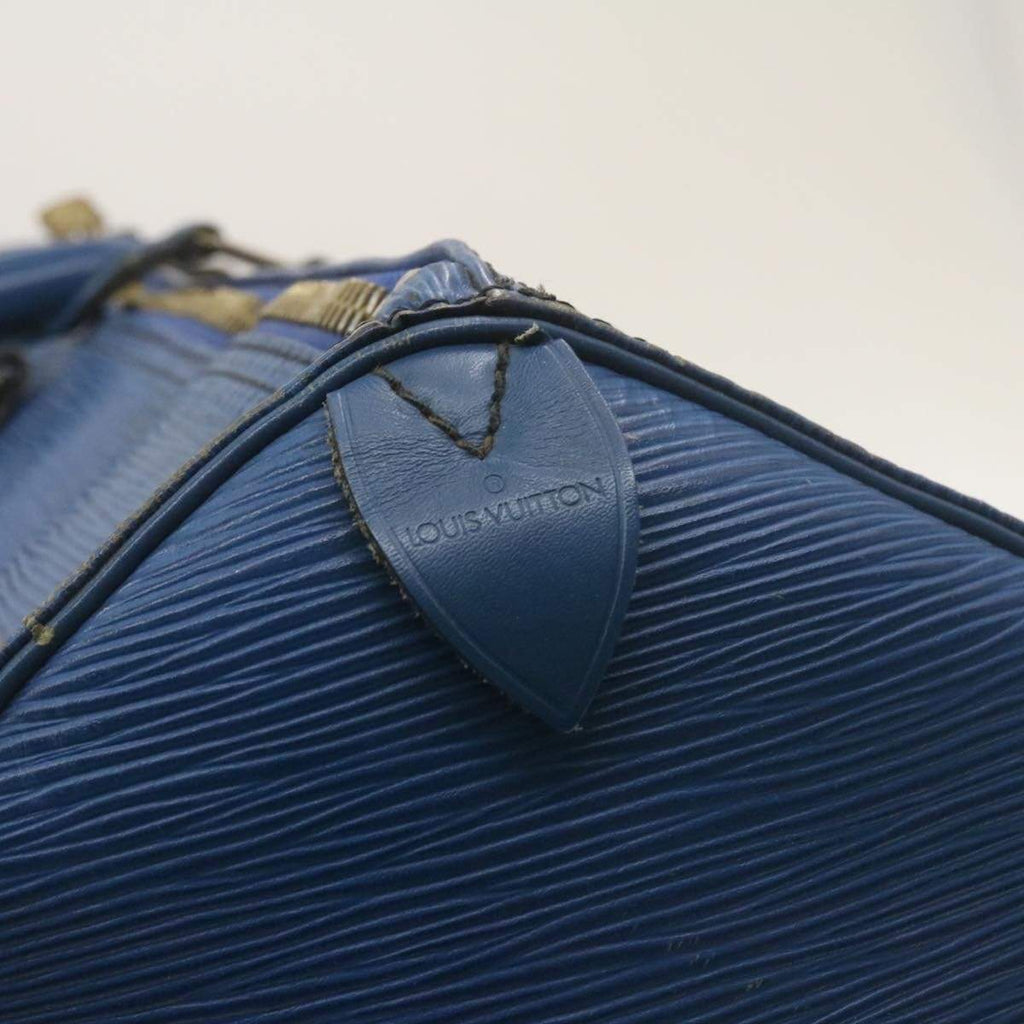 Louis Vuitton Blue EPI Keepall 55 – Summit Luxury Goods