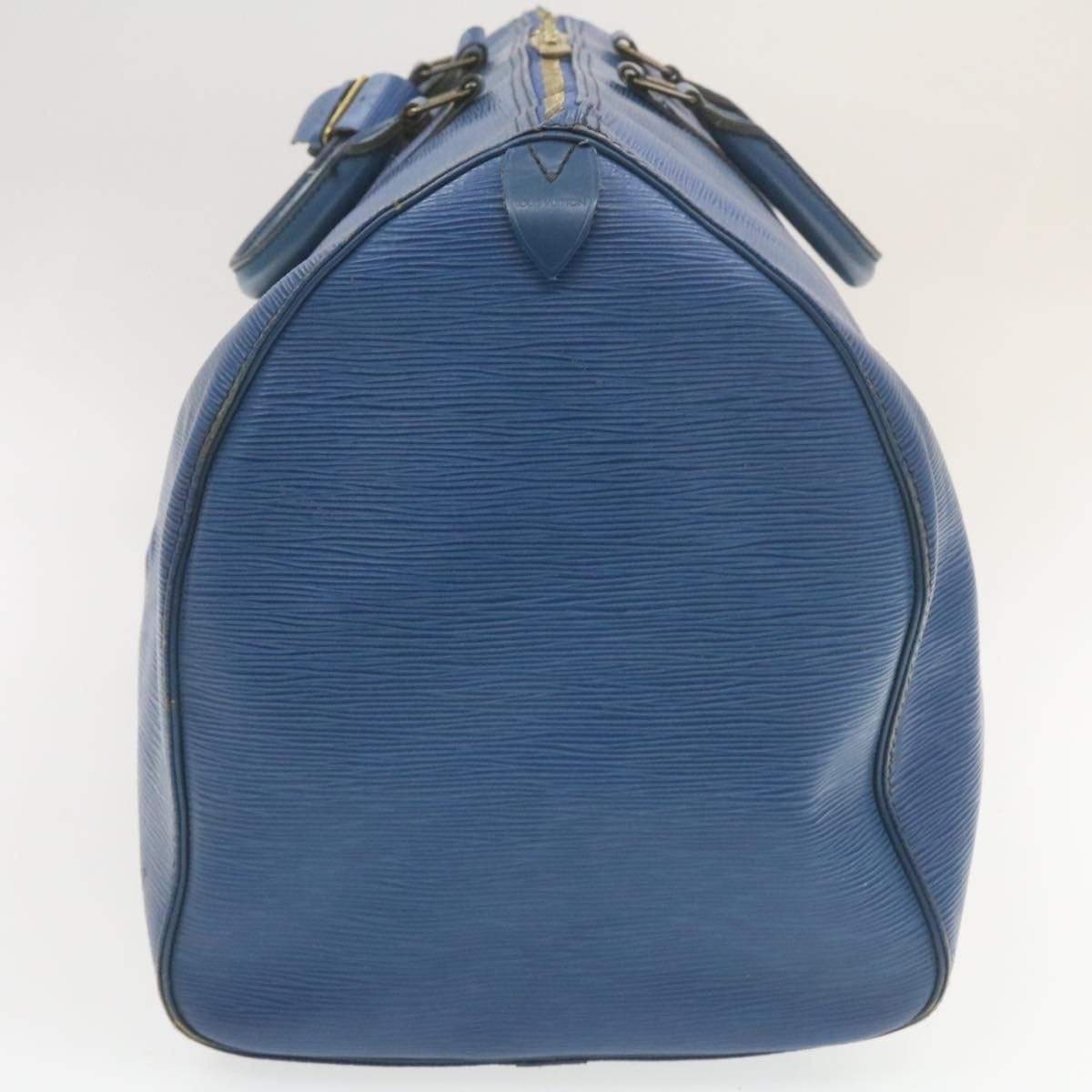 Louis Vuitton LOUIS VUITTON Epi Keepall 55 Boston Bag Blue VI1920