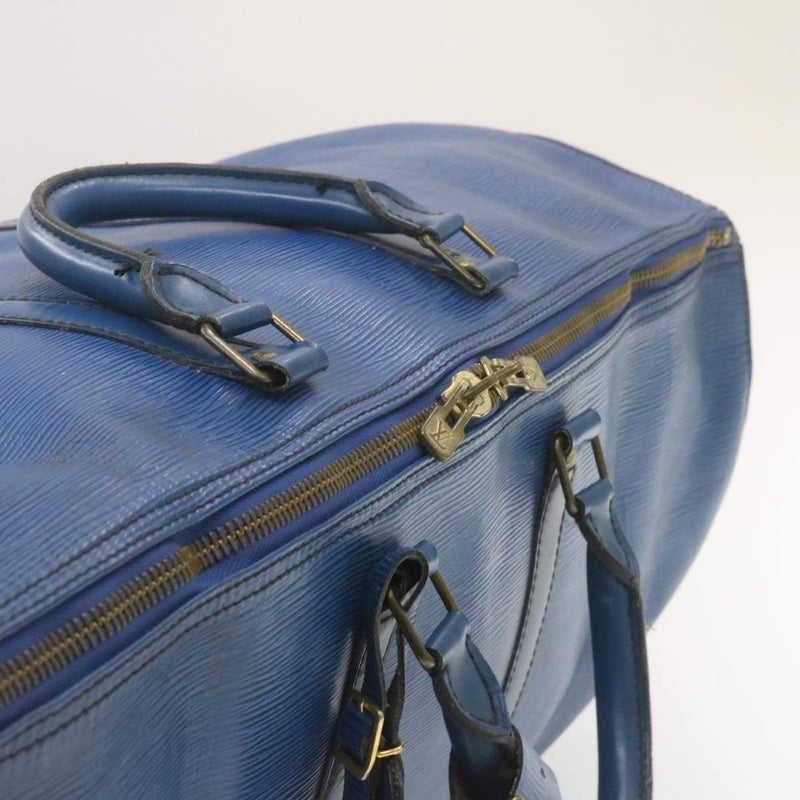 LOUIS VUITTON Epi Keepall 55 Boston Bag Blue VI1920 – LuxuryPromise