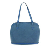 Louis Vuitton LOUIS VUITTON Epi Lussac Shoulder Bag Toledo Blue LV VI0965