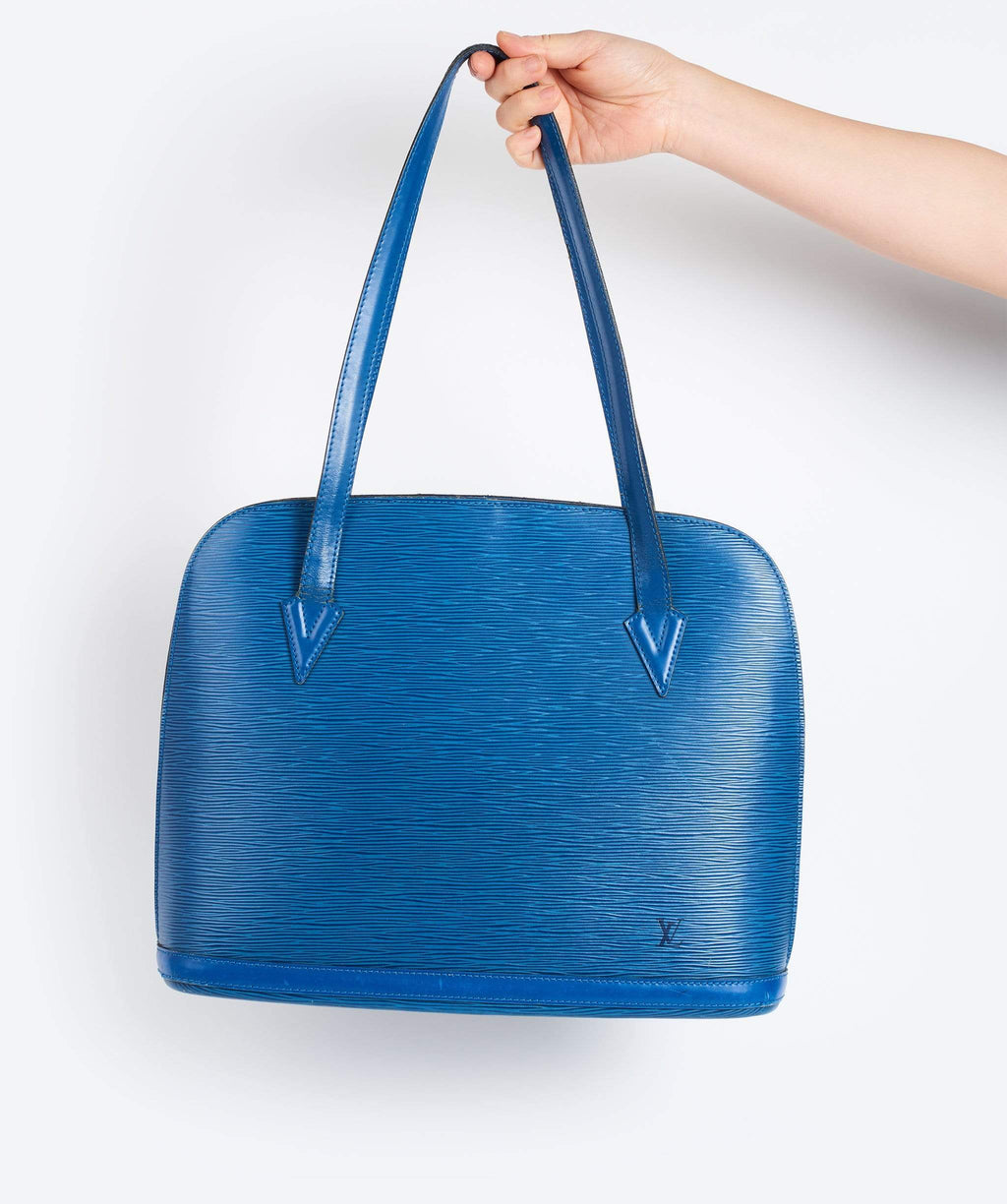 LOUIS VUITTON Epi Lussac Shoulder Bag Toledo Blue LV VI0965 – LuxuryPromise