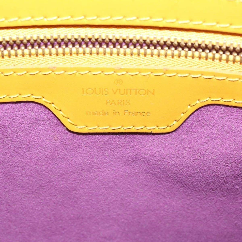 Louis Vuitton LOUIS VUITTON Epi Lussac Shoulder Bag Yellow VI0976