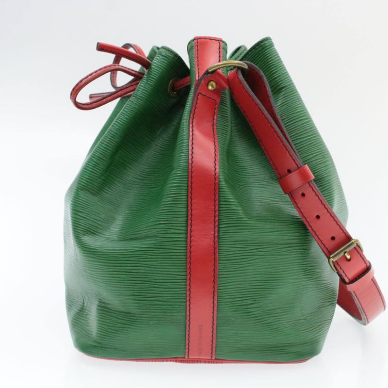 Louis Vuitton Louis Vuitton Epi Petit Noe Bicolor Shoulder Bag Green Red