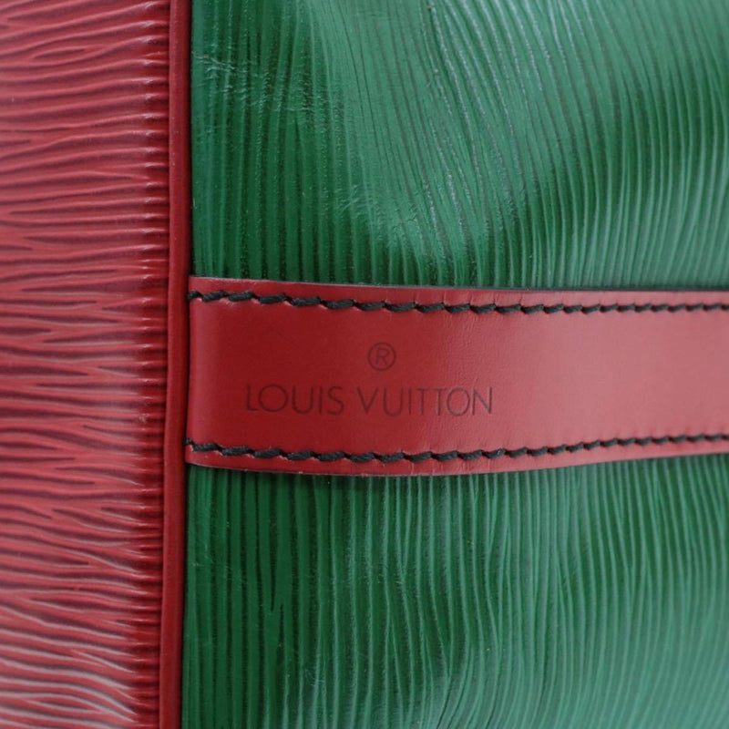 Louis Vuitton Louis Vuitton Epi Petit Noe Bicolor Shoulder Bag Green Red