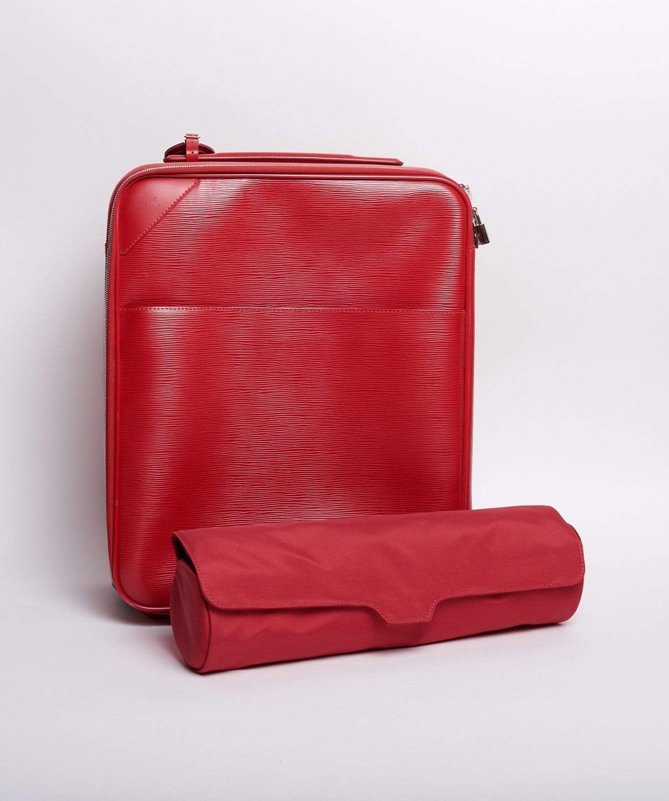 Louis Vuitton Louis Vuitton Epi Red Roll on Travel Case