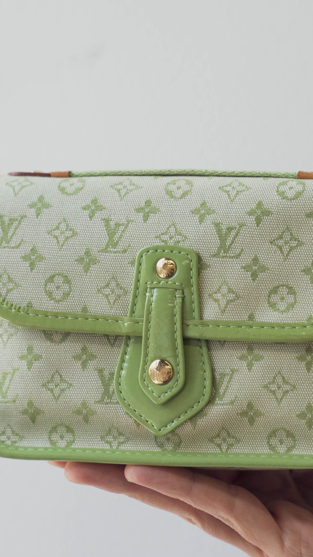 Louis Vuitton Green Monogram Mini Lin Mary Kate Bag Louis Vuitton