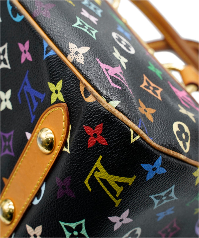 Louis Vuitton Ltd. Ed. Takashi Murakami Multicolore Black Monogram Bag –  LuxuryPromise